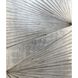 Enigma in Silver Beige and Black and Brown and Metallic Wall Sculpture, The Studio