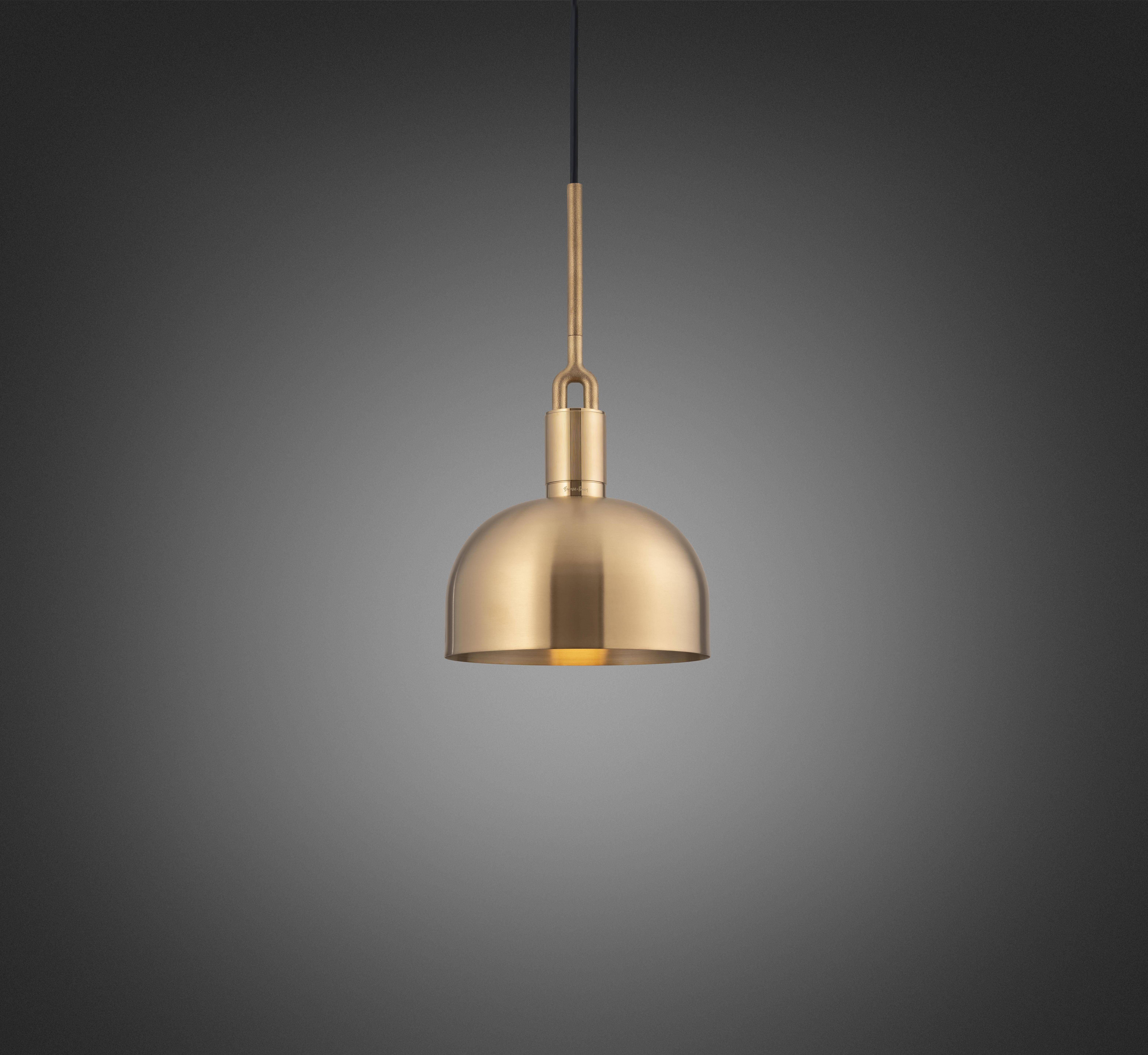 Forked LED 9.84 inch Brass Pendant Ceiling Light