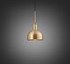 Forked LED 9.84 inch Brass Pendant Ceiling Light