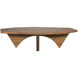 Gadling 72 X 35 inch Dark Walnut Coffee Table