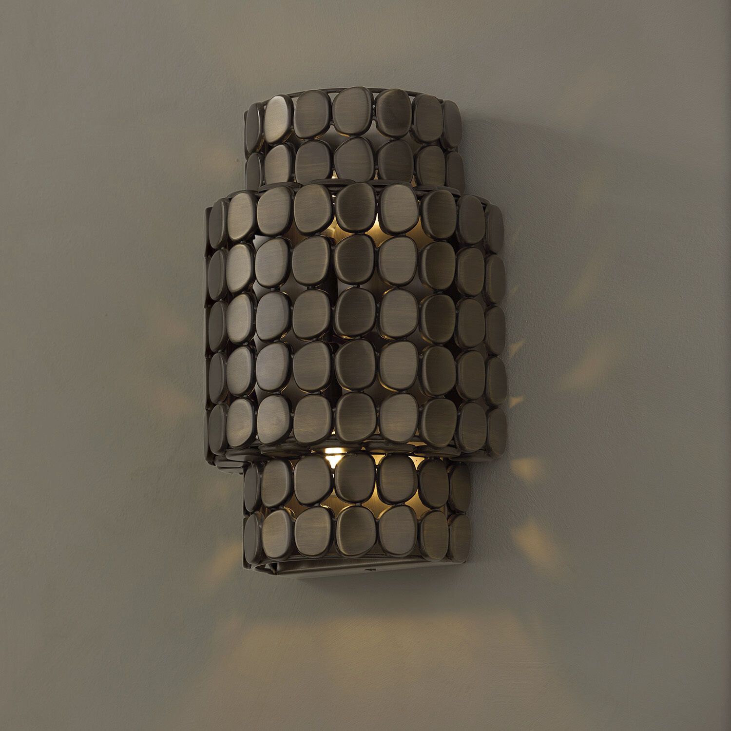 Eliana Sconce Wall Light in Dark Brass