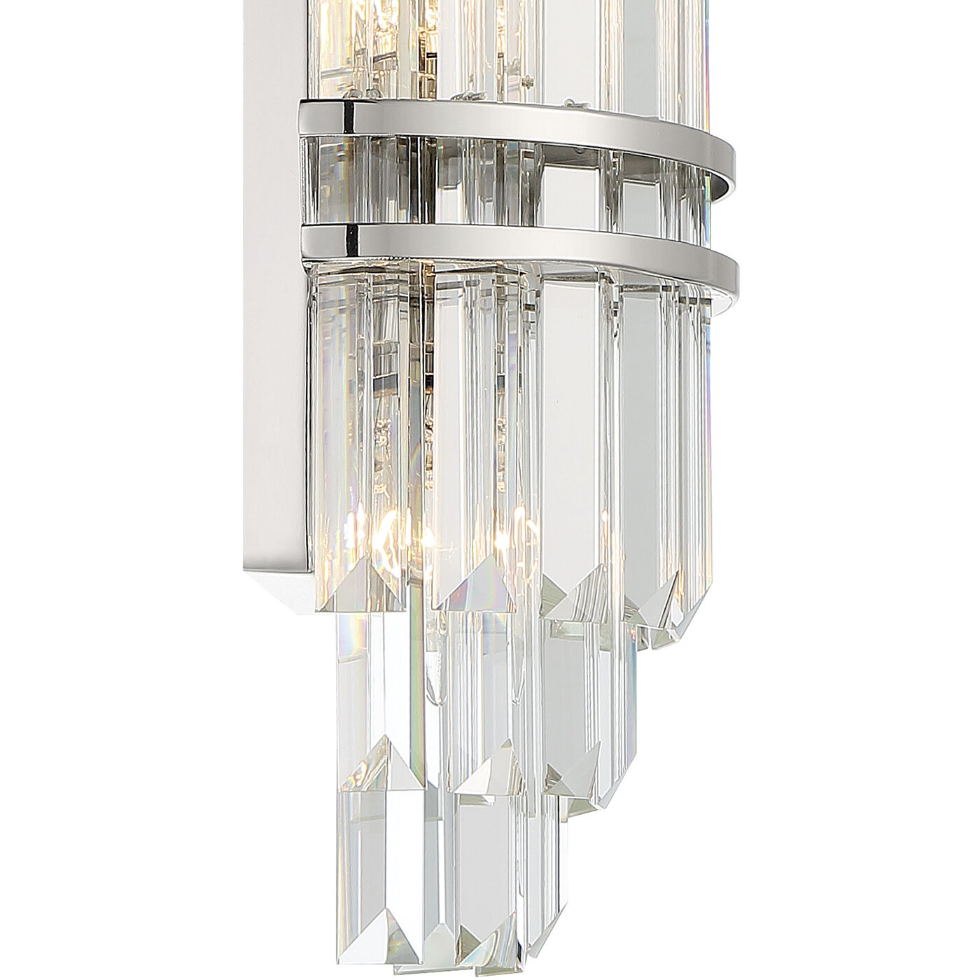 Hayes Sconce Wall Light in Polished Nickel