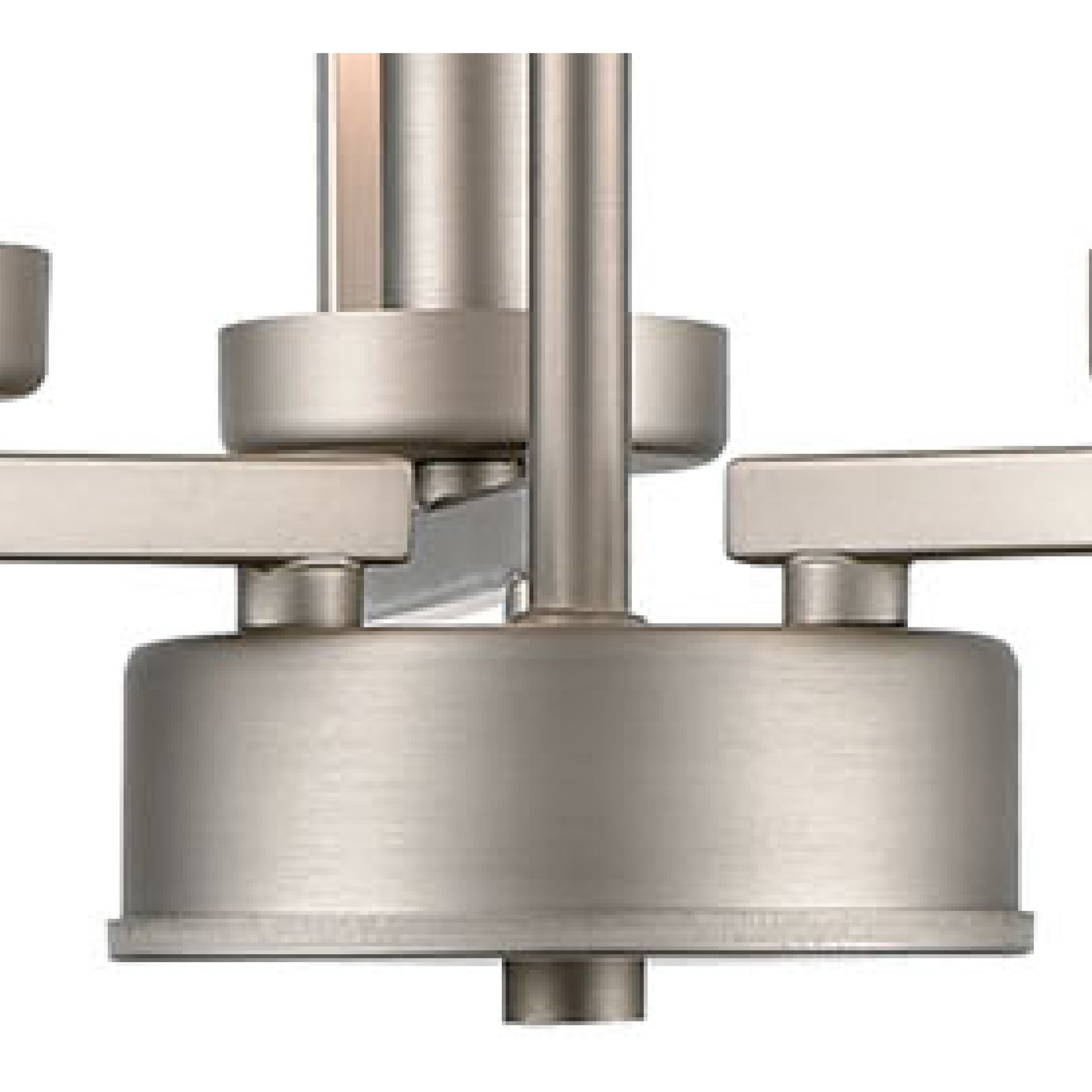 West End 3 Light 14.5 inch Brushed Nickel Semi Flush Mount Ceiling Light