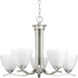 Laird 5 Light 23.75 inch Brushed Nickel Chandelier Ceiling Light