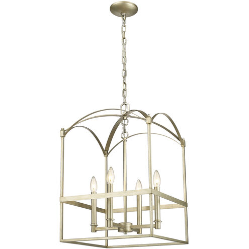 Cormac 4 Light 16 inch Washed Gold Pendant Ceiling Light