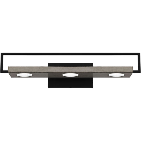 Winnett LED 24 inch Matte Black Bath Light Wall Light