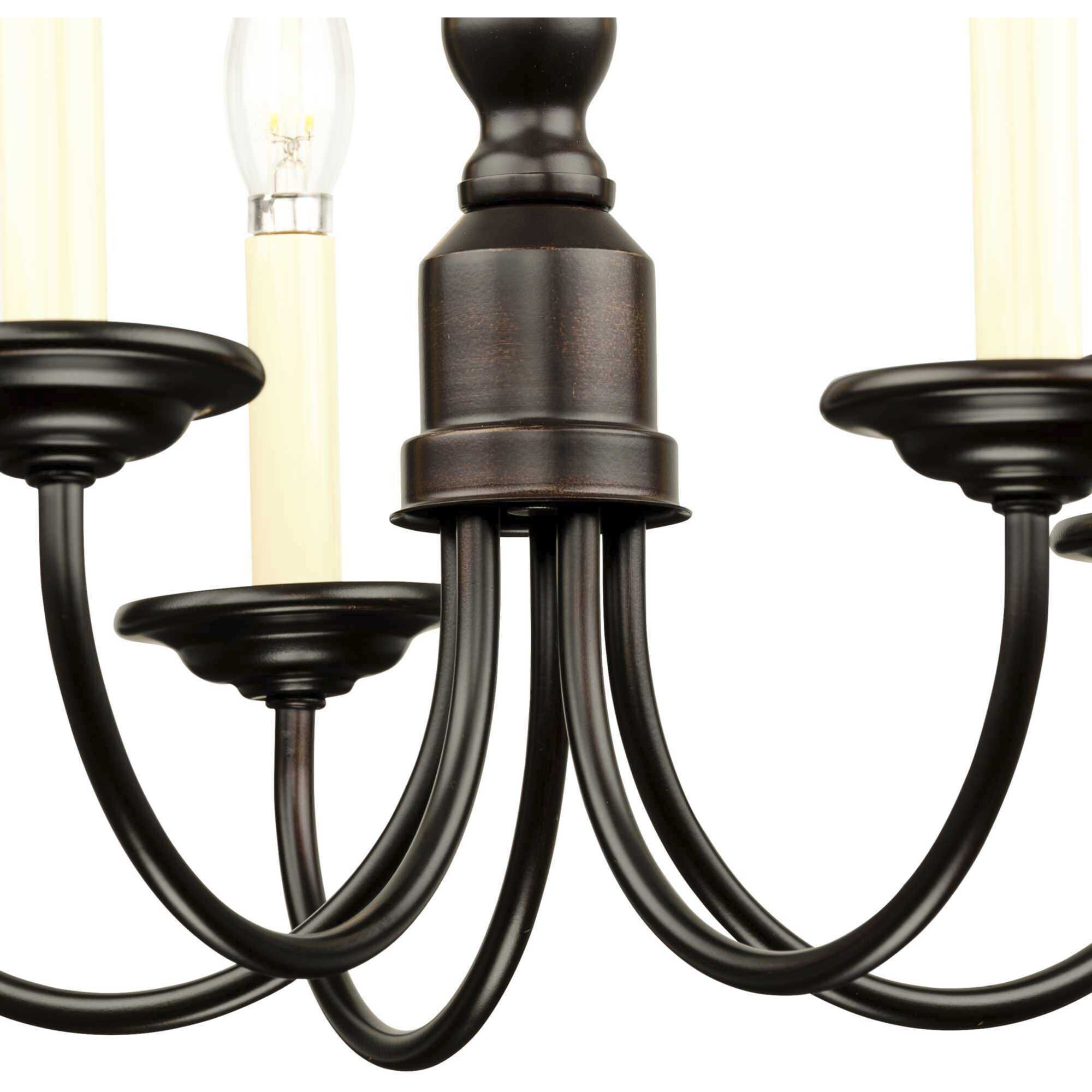 Kipling 5 Light 17.5 inch Antique Bronze Chandelier Ceiling Light