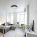 Modern LED 11 inch Flush Mount Ceiling Light in Black