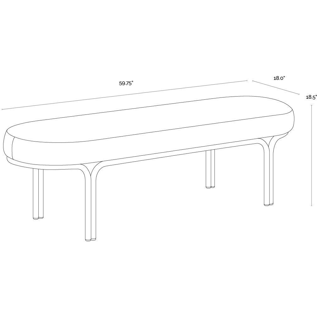 Gwen Nono Cream Bench