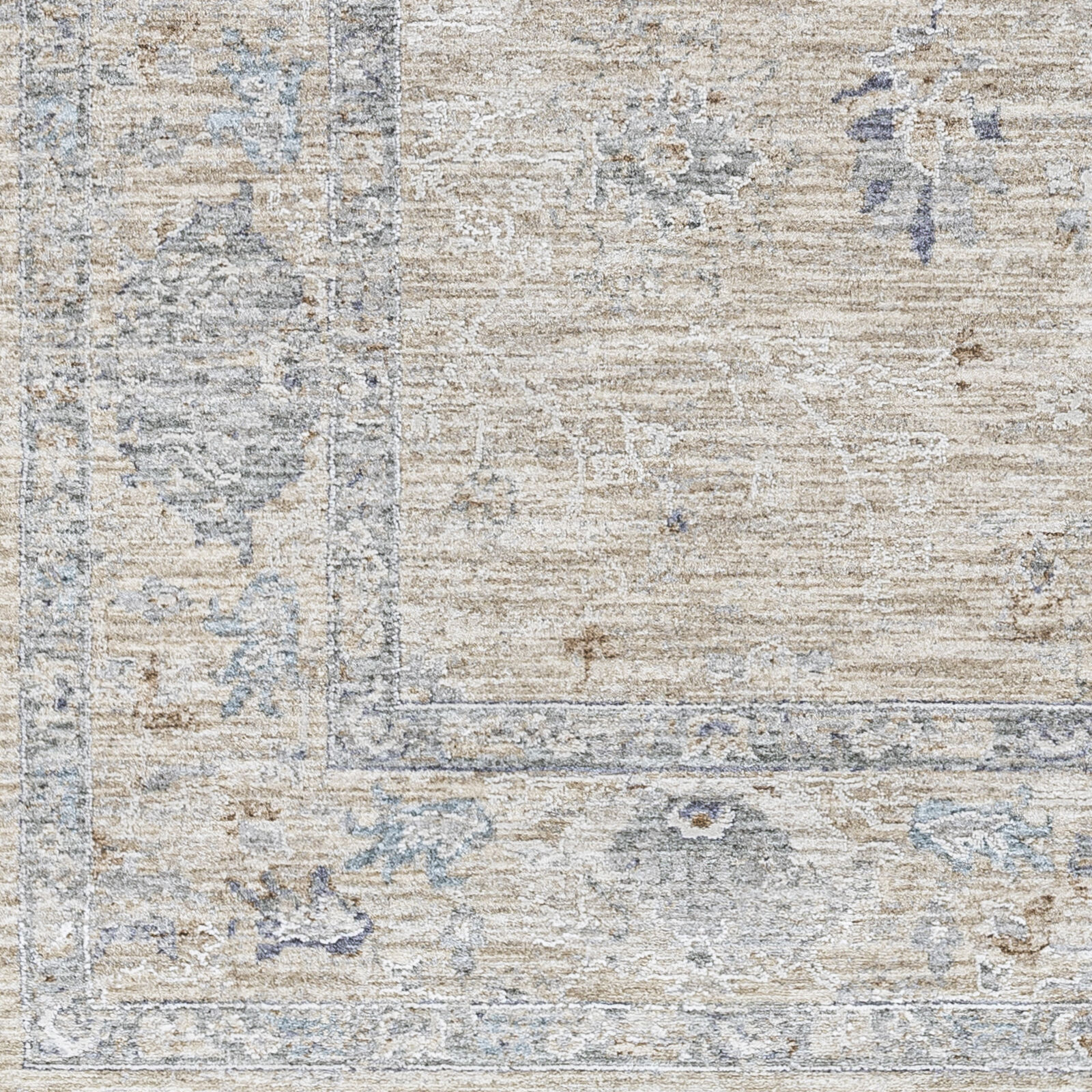 Virginia 114 X 79 inch Taupe Rug in 7 x 9, Rectangle