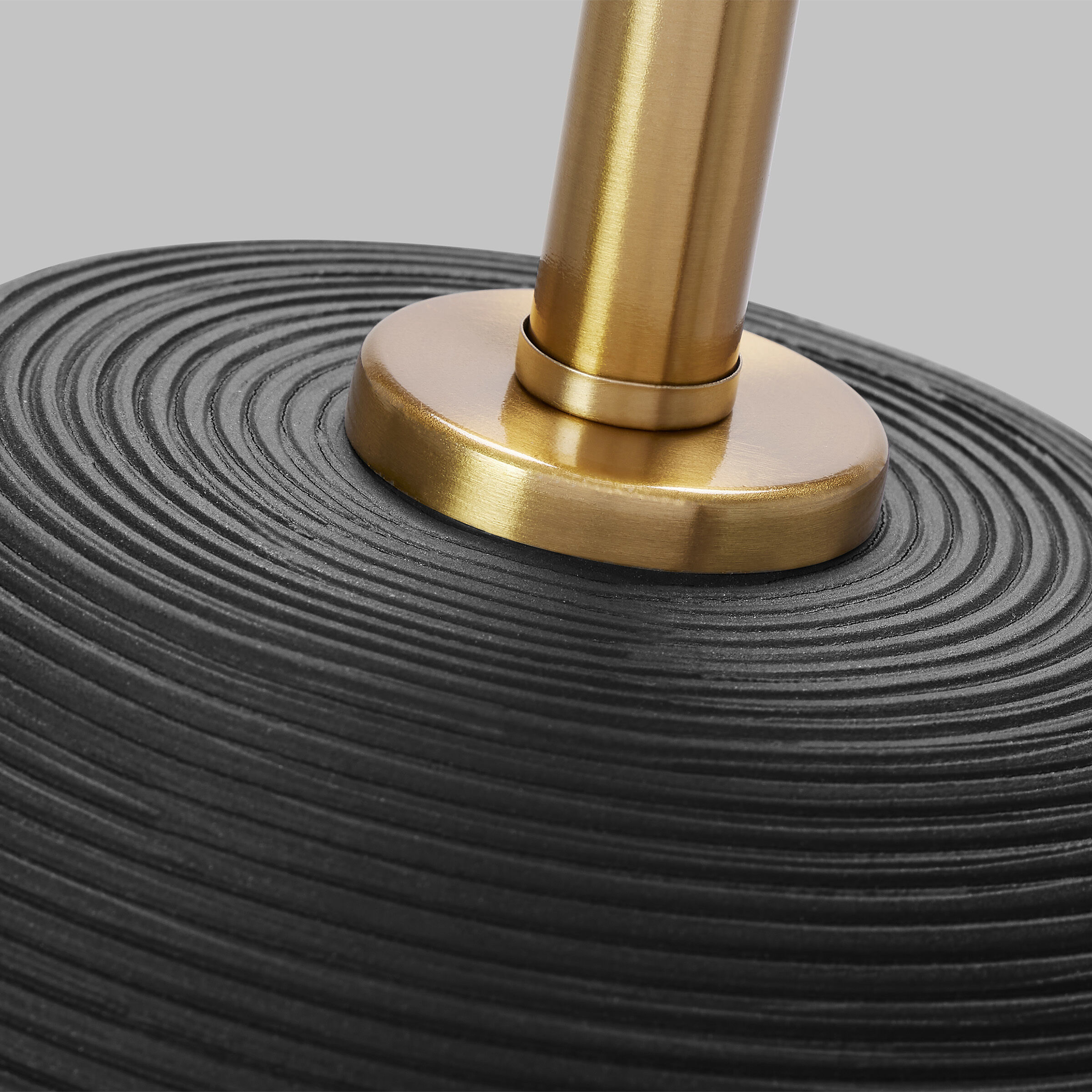 Hable Fanny 28.13 inch 9.00 watt Rough Black Ceramic Table Lamp Portable Light