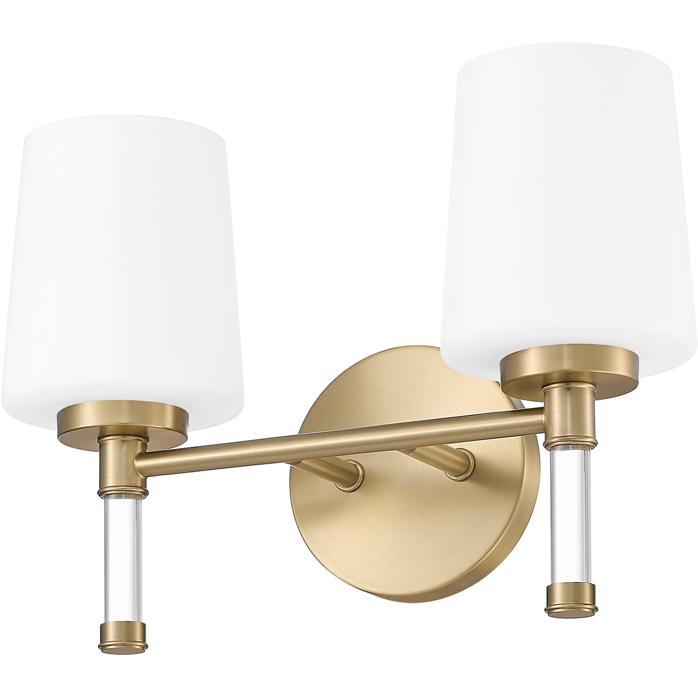 Henri Vanity Wall Light in Modern Gold