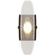 Avroko Wythe LED Plated Dark Bronze Wall Sconce Wall Light, Integrated LED