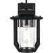 Sepviva 1 Light 12.5 inch Black Outdoor Wall Sconce