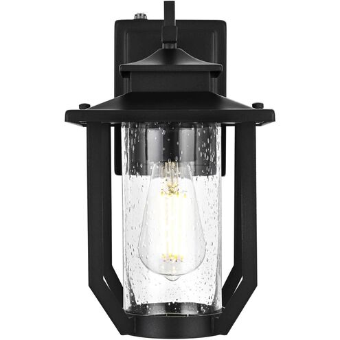 Wensley 1 Light 12.5 inch Black Outdoor Wall Sconce
