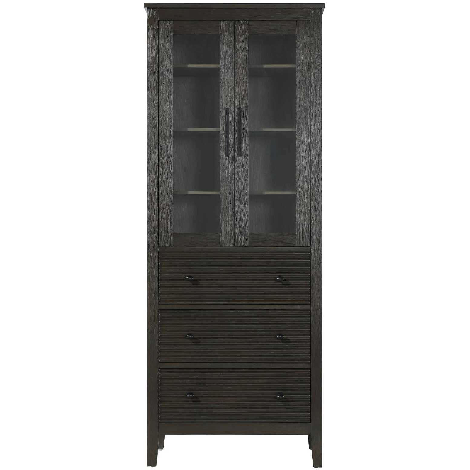 Blakely Chocolate Oak Bathroom Storage Cabinet