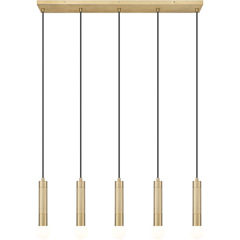 Stari Linear Chandelier Ceiling Light in Modern Gold