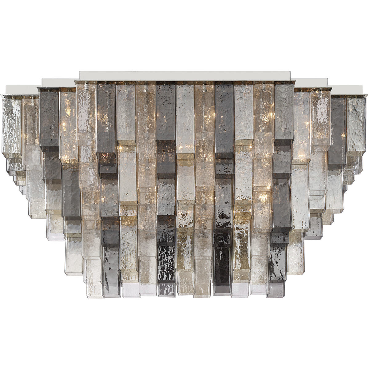Altesa 33 Light 28.25 inch Chrome Flush Mount Ceiling Light