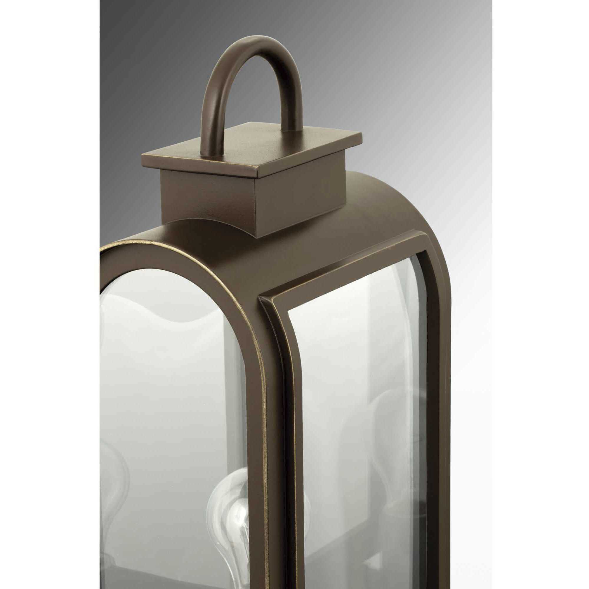 Refuge 1 Light 19 inch Oil Rubbed Bronze Outdoor Post Lantern