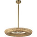 Alora Mood Maris LED 24.13 inch Brushed Gold Chandelier Ceiling Light