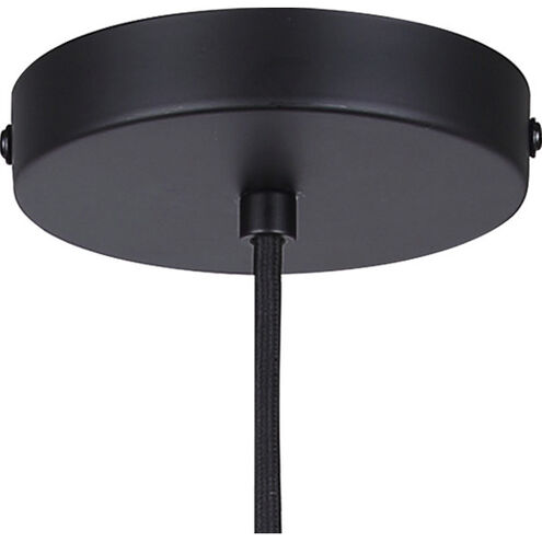 Miles 1 Light 6 inch Black Pendant Ceiling Light