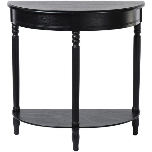 Asher 28.25 X 11.8 inch Black Console Table
