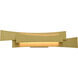 Candora LED 24 inch Brass Vanity Light Wall Light