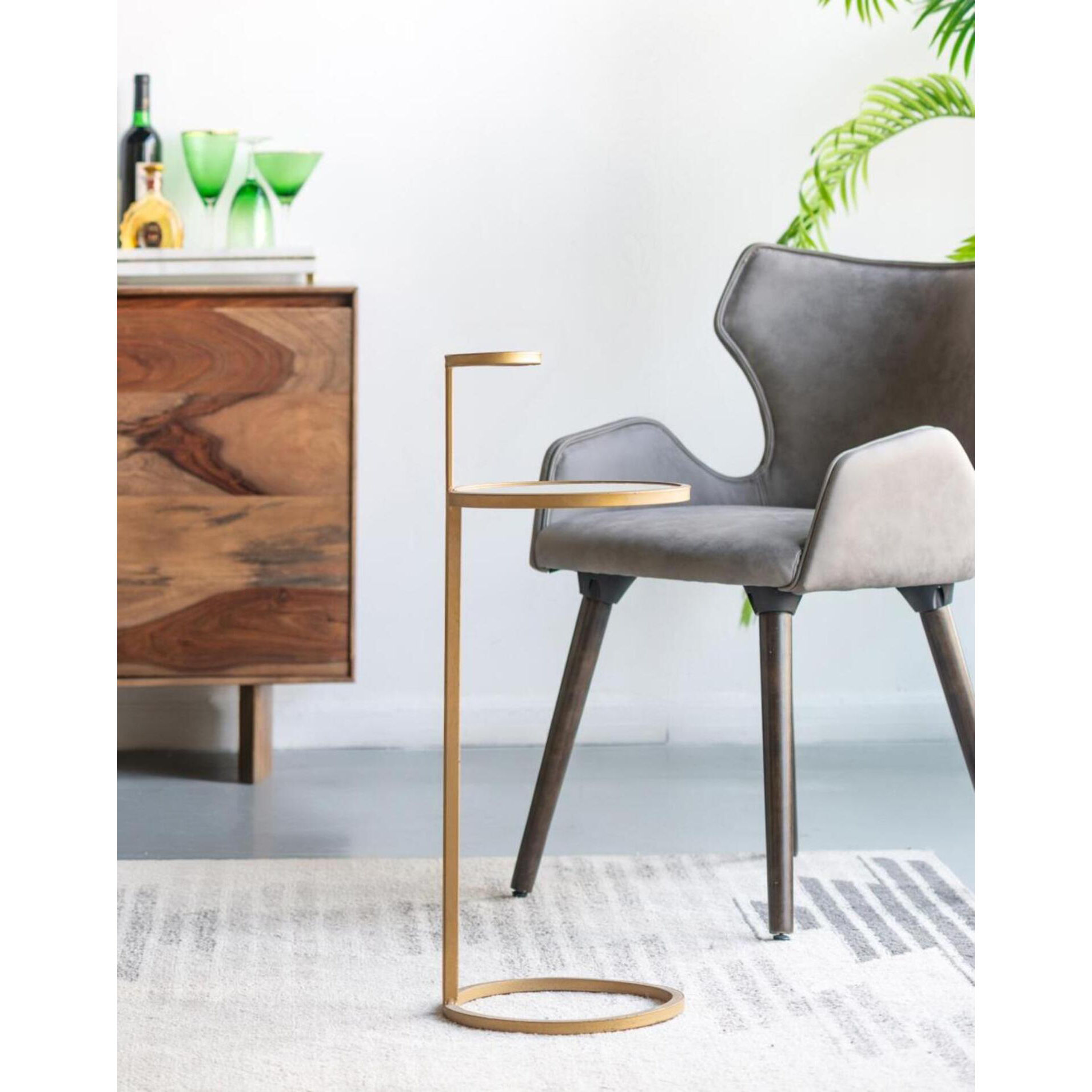 Round Chairside Table