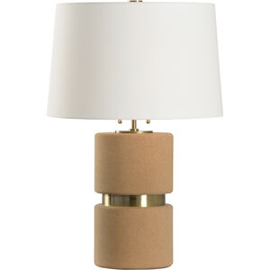 Corsica 20.5 inch 60.00 watt Brown and Gold Table Lamp Portable Light