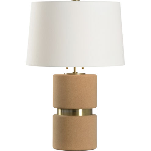 Corsica 20.5 inch 60.00 watt Brown and Gold Table Lamp Portable Light