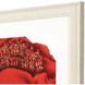 Florals Collection Red Framed Art