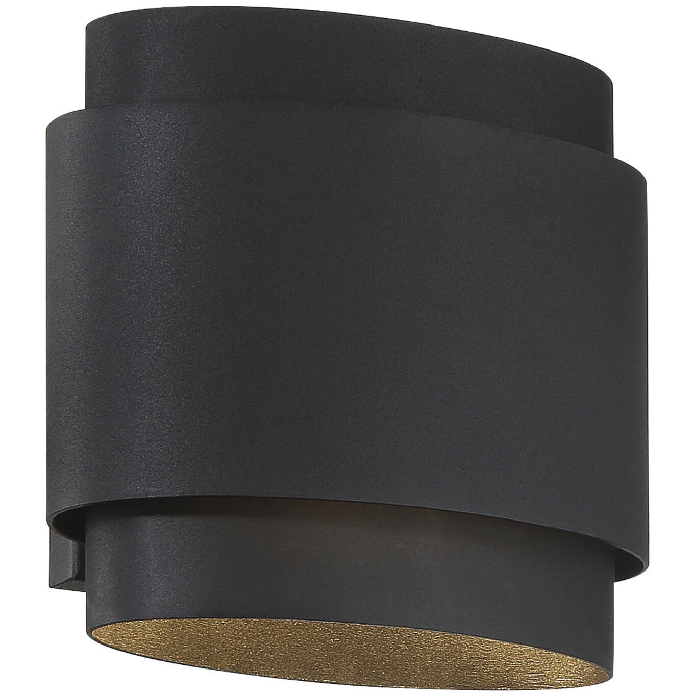 Great Outdoors Ladner Lane LED 7 inch Sand Coal Outdoor Wall Mount