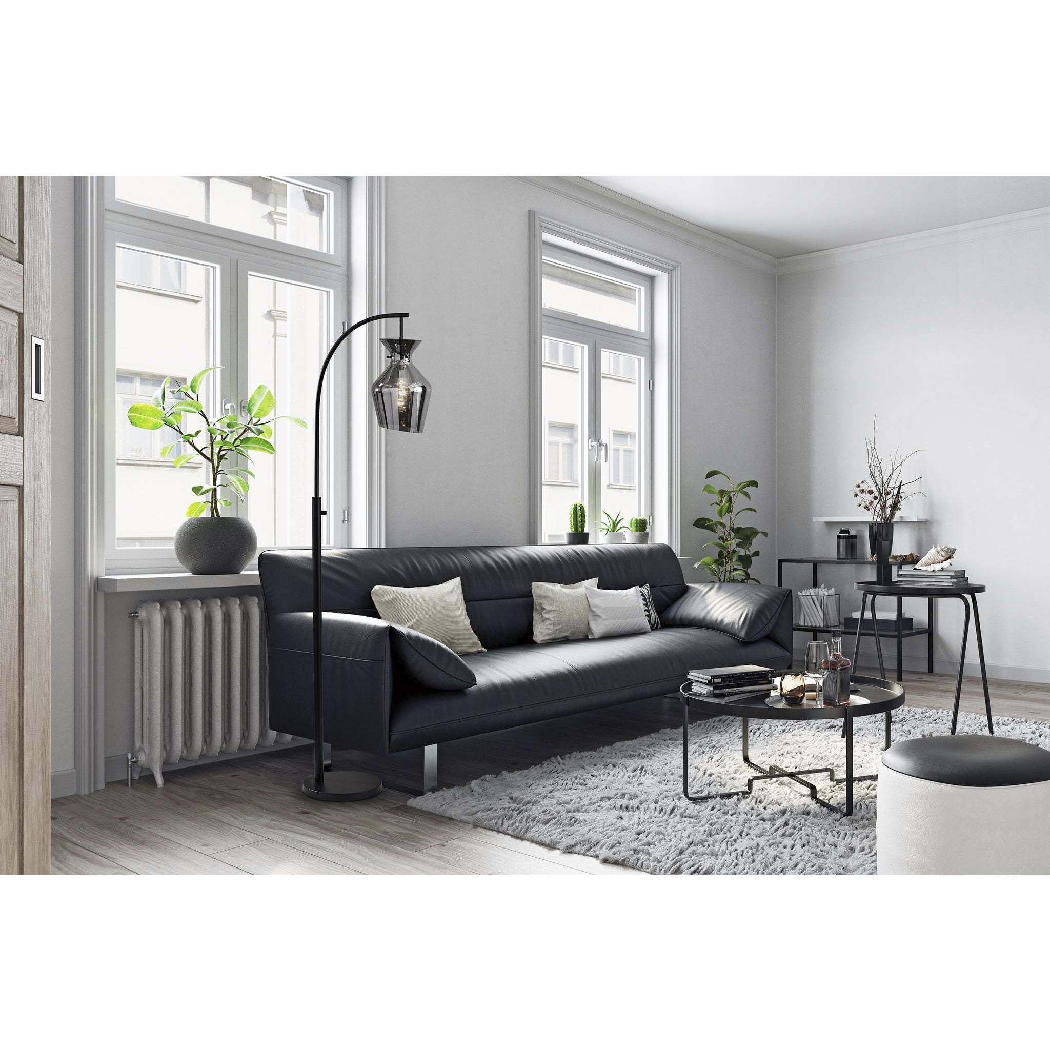 Tate 65 inch 40.00 watt Black Floor Lamp Portable Light