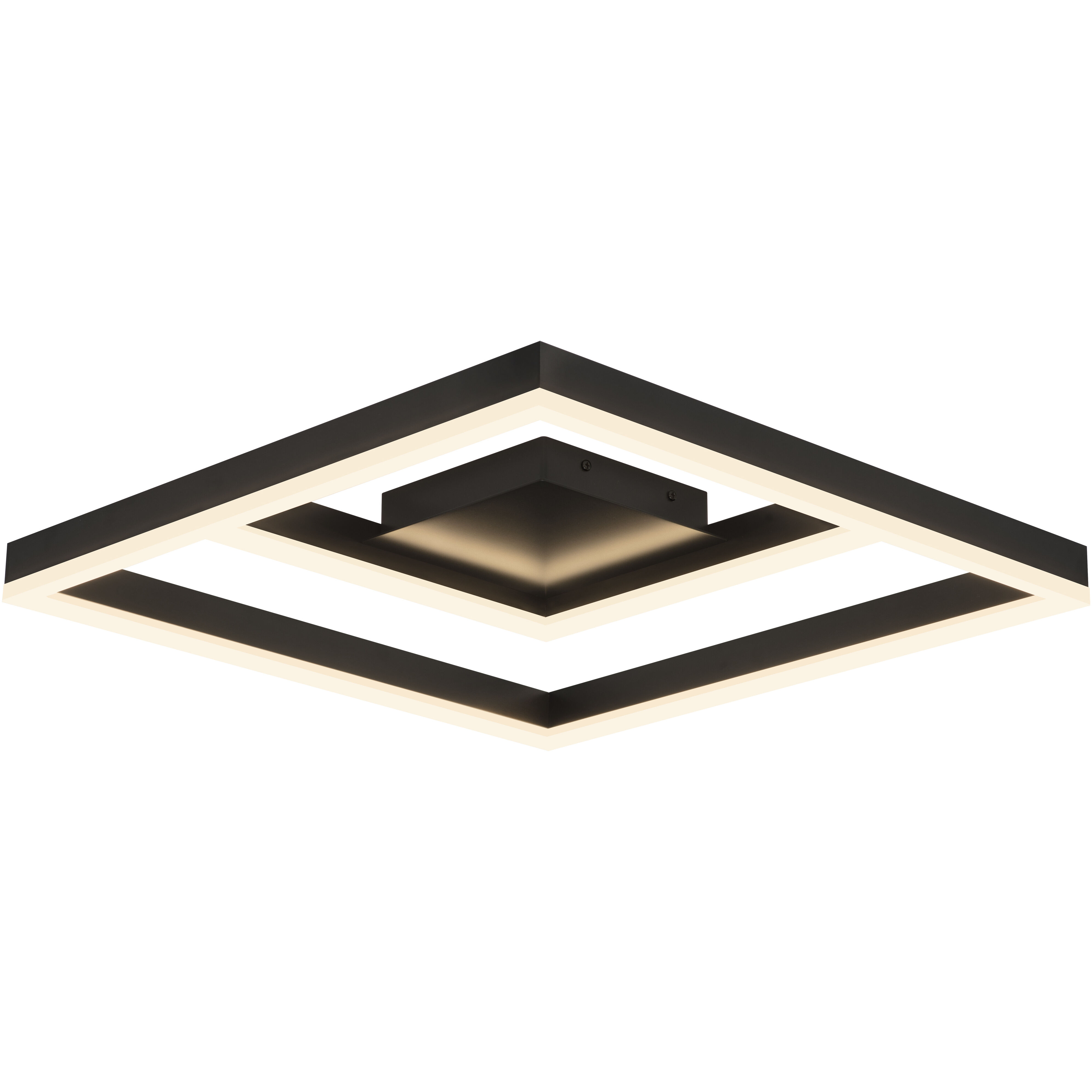 Symmetry LED 17.7 inch Satin Dark Gray Semi-Flush Mount Ceiling Light