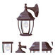 Wexford 1 Light 13.25 inch Burled Walnut Exterior Wall Mount