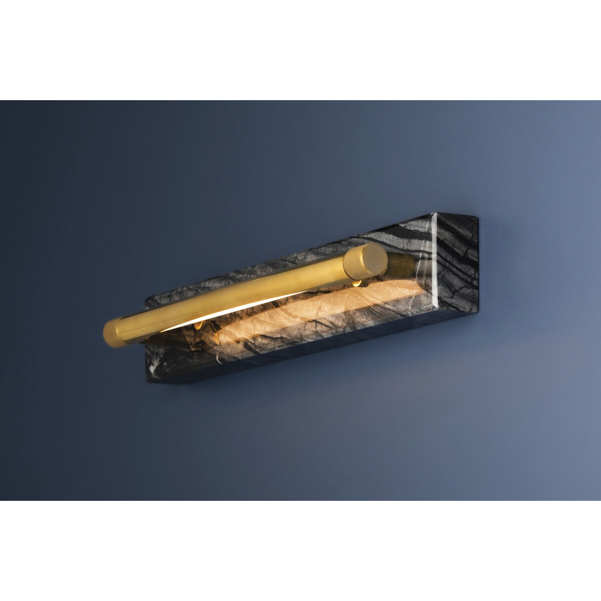 Hayden LED 4 inch Aged Brass ADA Wall Sconce Wall Light, Small