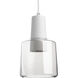 Samson LED 5.88 inch Clear Pendant Ceiling Light in Transparent Clear