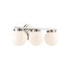 Mid-Century Modern 3 Light 24 inch Brushed Nickel Bathroom Vanity Light Wall Light