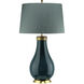 Havering 29 inch Azure Turquoise Table Lamp Portable Light