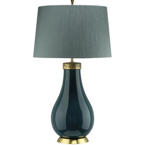 Havering 29 inch Azure Turquoise Table Lamp Portable Light