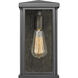 Lyons 1 Light 11.75 inch Matte Black Exterior Wall Lantern