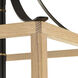 Lowcountry 4 Light White Oak and Matte Black and Spartina Gold Pendant Ceiling Light
