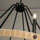 Perris LED 32 inch Black Chandelier Ceiling Light