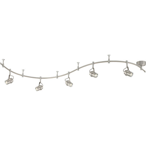 Cinema 9V Brushed Nickel Fixed Track Light Ceiling Light, M12764SH is the head replacement