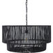 Hascombe 1 Light 24.5 inch Black Pendant Ceiling Light
