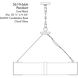 Cloud Break 8 Light 32.5 inch Coal Pendant Ceiling Light