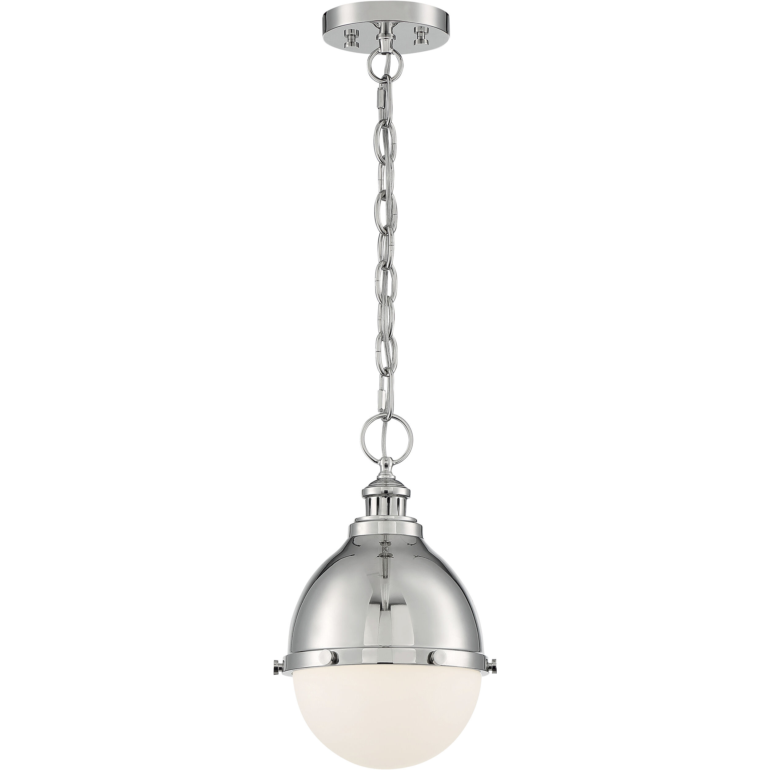 Ronan 1 Light 8.88 inch Polished Nickel Pendant Ceiling Light