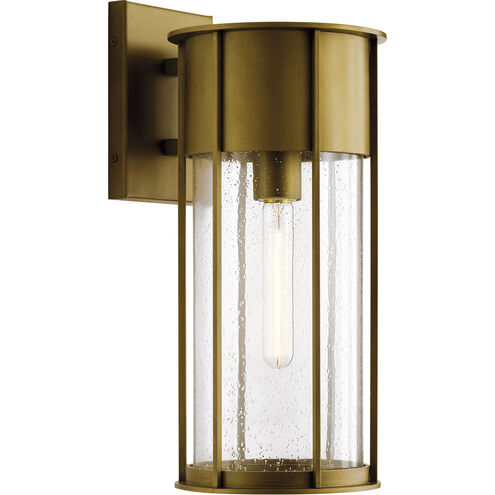 Camillo 1 Light 18 inch Natural Brass Outdoor Wall Mount, Large