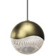 Grapes LED 3.75 inch Brass Pendant Ceiling Light in Large