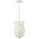 Broche 3 Light 9.5 inch Matte White Mini Pendant Ceiling Light